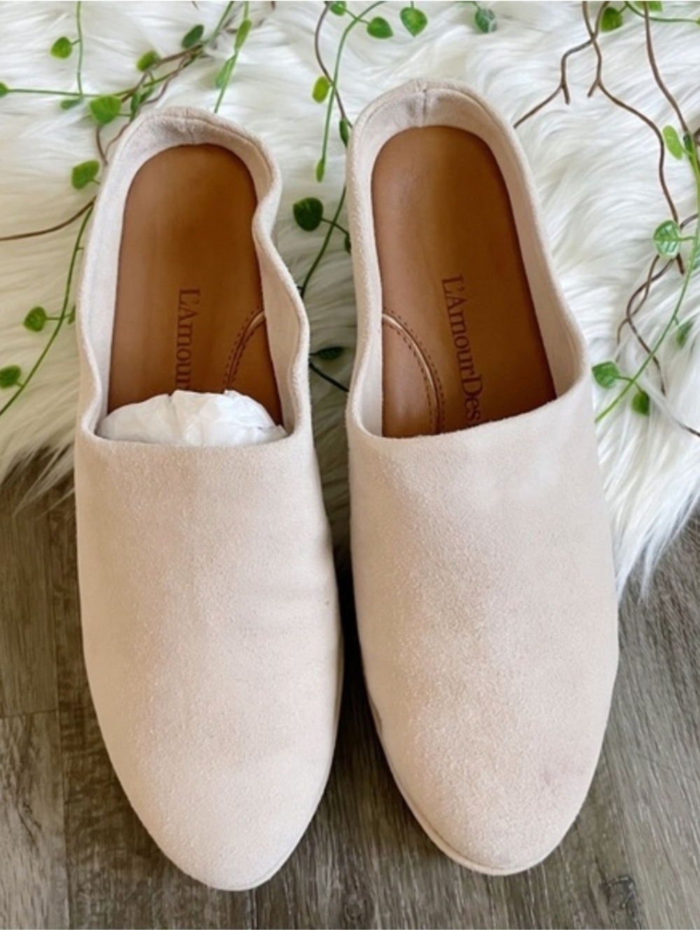 NEW | L'Amour Des Pieds | Taupe Bingwen Suede Mule - Picture 5 of 13